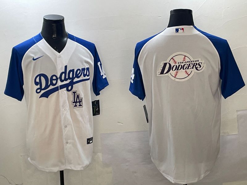 Men Los Angeles Dodgers Blank White blue Game 2025 Nike MLB Jersey style 39->los angeles dodgers->MLB Jersey